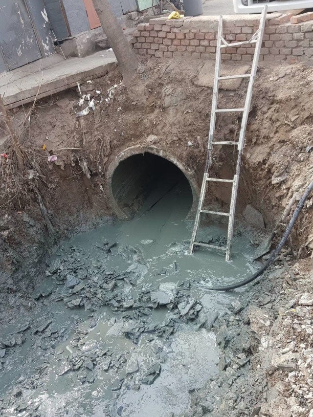 金银川路街道管道清洗