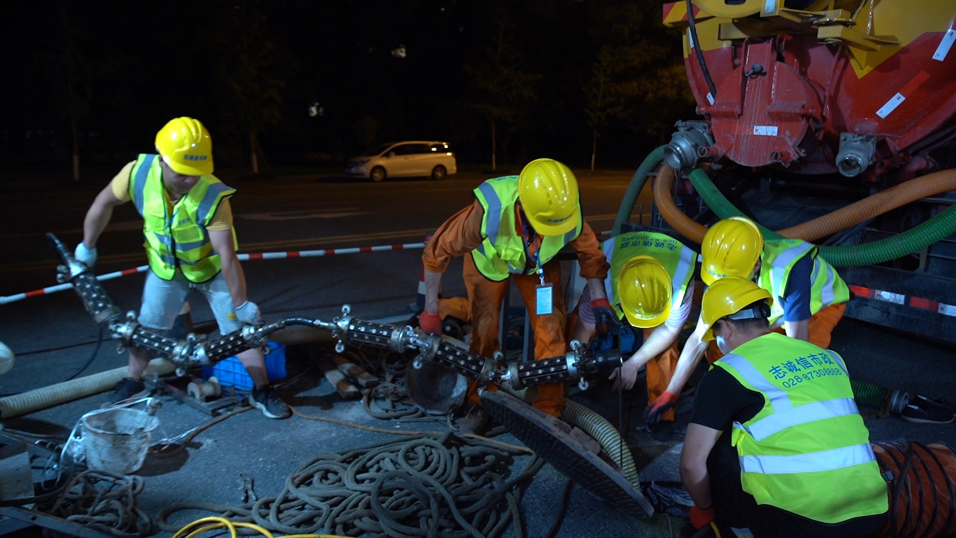 金银川路街道紫外光固化修复