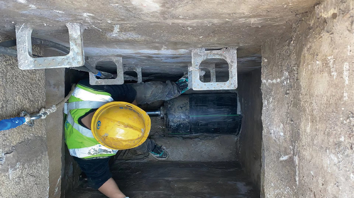 金银川路街道HDPE短管内衬法